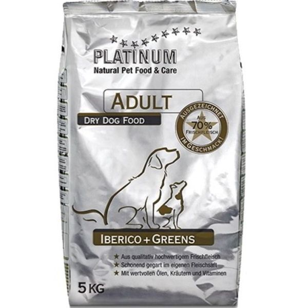 Platinum Natural Adult Iberico&Greens - Kančí se zeleninou 15kg