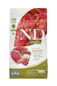 N&D GF Quinoa CAT Urinary Duck&Cranberry 1,5kg