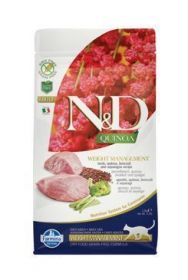 N&D GF Quinoa CAT Weight Mngmnt Lamb&Broccoli 1,5kg
