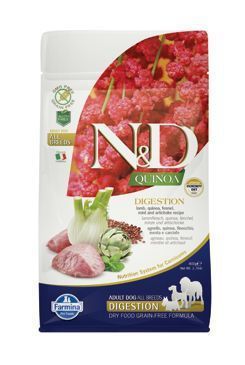 N&D GF Quinoa DOG Digestion Lamb&Fennel 800g