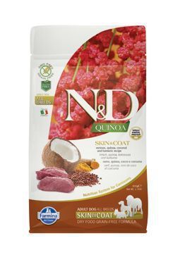 N&D GF Quinoa DOG Skin&Coat Venison&Coconut 2,5kg