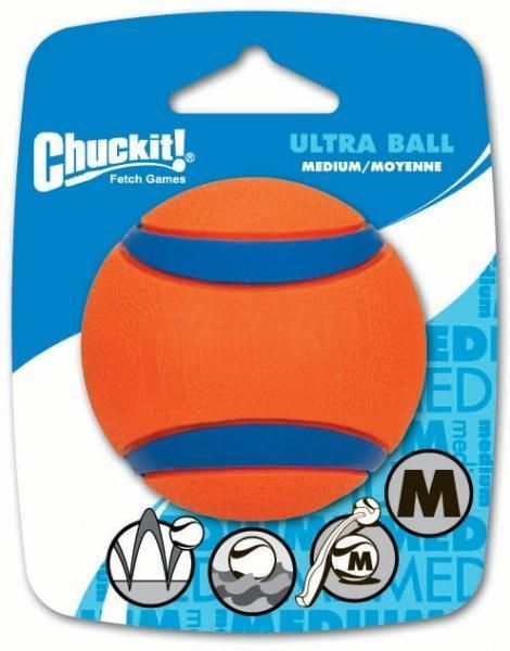 Míček Ultra Ball Medium 6,5cm - 1 na kartě Chuckit!