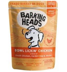 Barking Heads Bowl Lickin Chicken - kapsička pro psy 300g