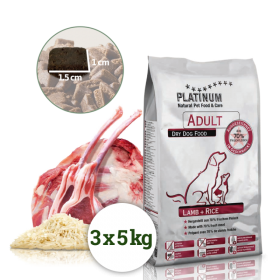 Platinum Natural Adult Lamb & Rice - Jehněčí s rýží 15kg