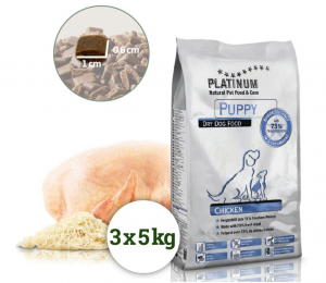 Platinum Natural Puppy Chicken - Kuřecí pro štěňata 15kg