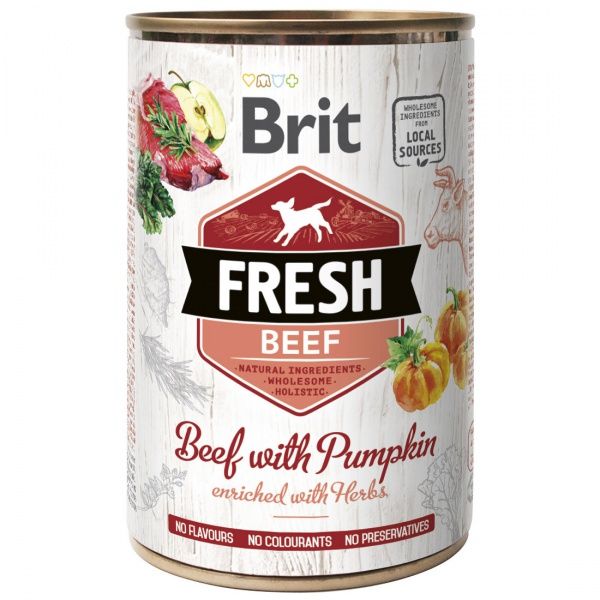 Brit Fresh konzerva Beef with Pumpkin 400g
