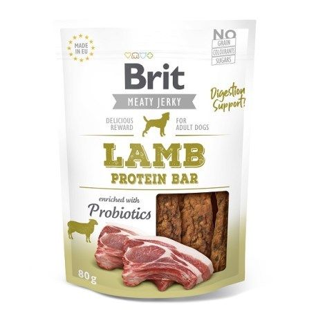 Brit pamlsky Jerky Lamb Protein Bar 80g