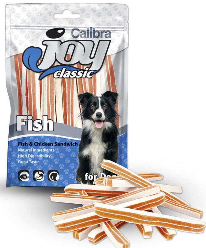 Calibra Joy Dog Classic Fish&Chicken Sandwich 80g NEW