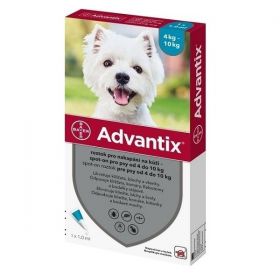 Advantix spot-on 1x1 ml pro psy 4-10 kg