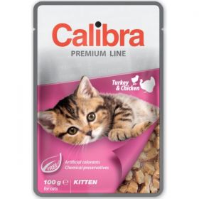 Calibra Cat Premium Kitten Turkey & Chicken 100g
