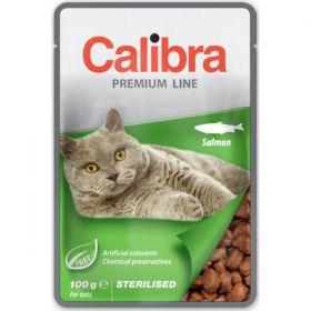 Calibra Cat Premium Sterilised Salmon 100g