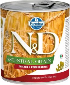 N&D Low Grain Dog konz. Adult Chicken & Pomegranate 285 g