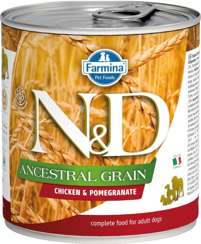 N&D Low Grain Dog konz. Adult Chicken &Pomegranate Mini 140 g
