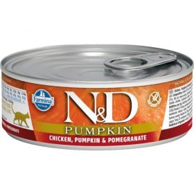 N&D PUMPKIN Cat konz. Adult Chicken & Pomegranate 80 g