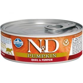N&D PUMPKIN Cat konz. Adult Quail & Pumpkin 80 g
