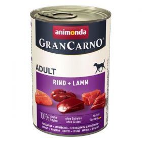 Animonda GranCarno konzerva ADULT hovězí/jehněčí 400g