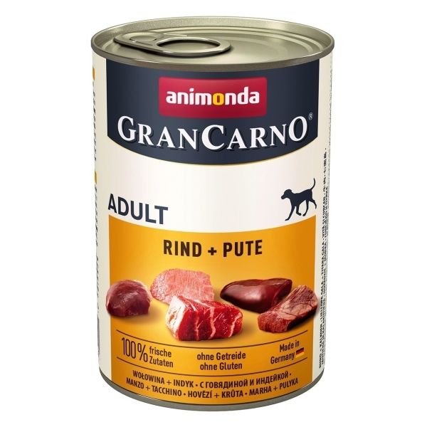 Animonda GranCarno konzerva ADULT hovězí/krůtí 400g