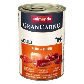 Animonda GranCarno konzerva ADULT hovězí/kuřecí 400g