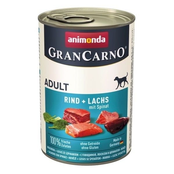 Animonda GranCarno konzerva ADULT losos/špenát 400g