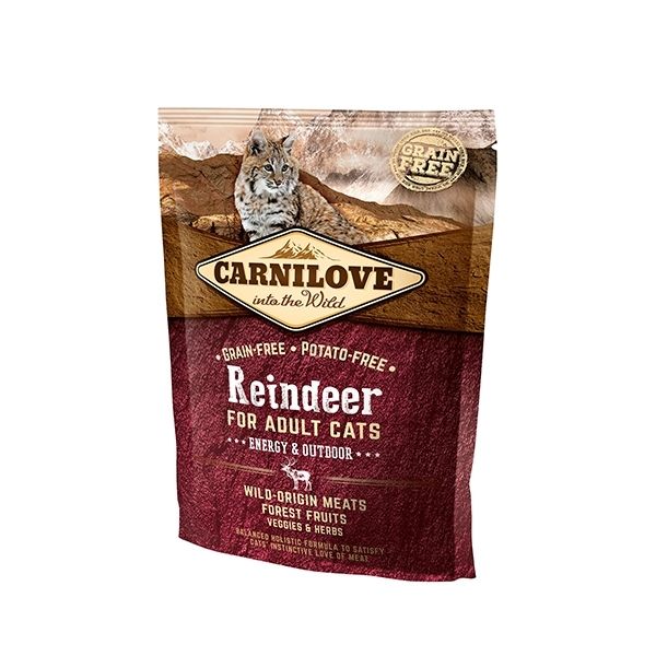 Carnilove Cat Reindeer for Adult Energy&Outdoor 400g