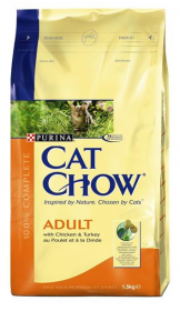 Purina Cat Chow Adult kuře, krůta 1,5kg