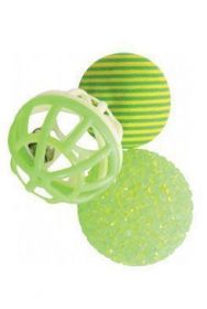 Sada míčků 3ks 4cm zelená Zolux