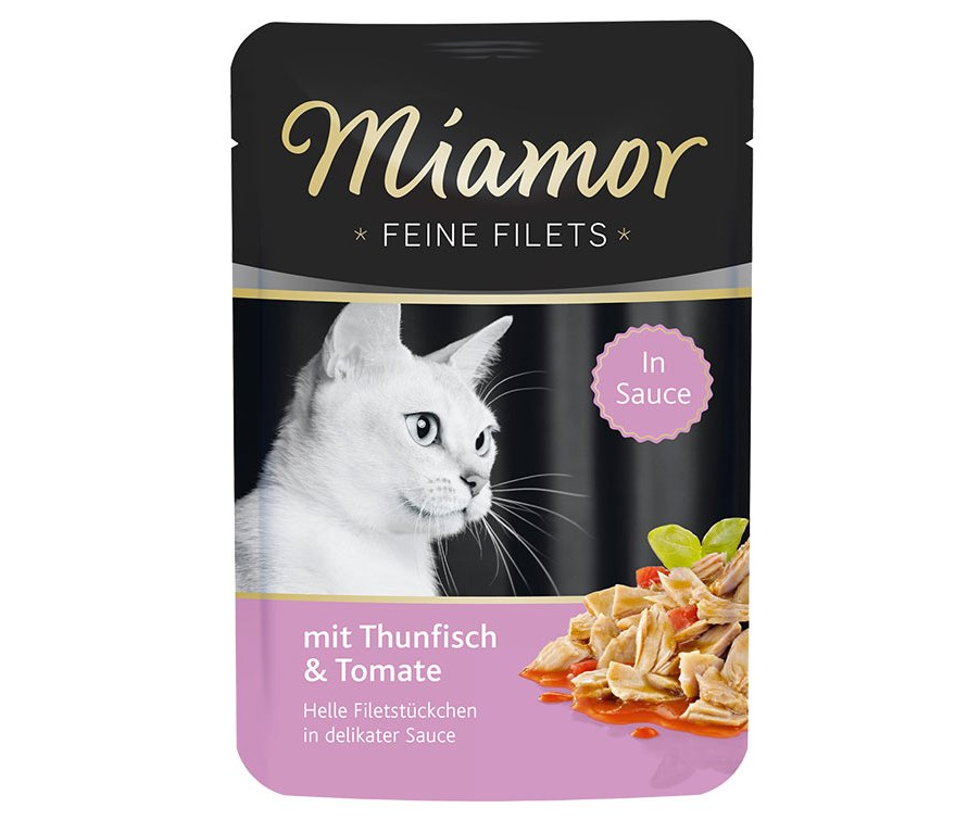Miamor Cat Filet kapsa tuňák+rajče ve šťávě 100g