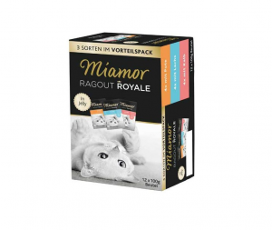 Miamor Cat Ragout kapsa Multi, krůta+losos+telecí 3x4x100g