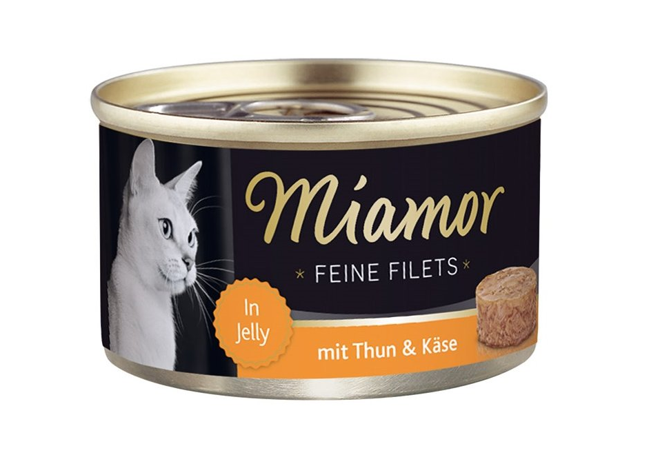 Miamor Feine Filets s tuňákem a sýrem v želé 100g